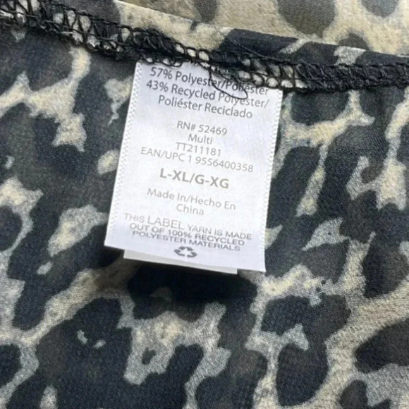 Time And Tru | Women's Cheetah Print Kimono - Picture 3 of 6